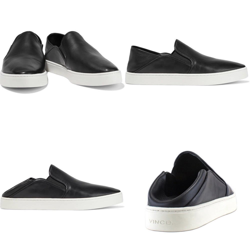 VINCE GARVEY COLLAPSIBLE HEEL SLIP ON SNEAKERS